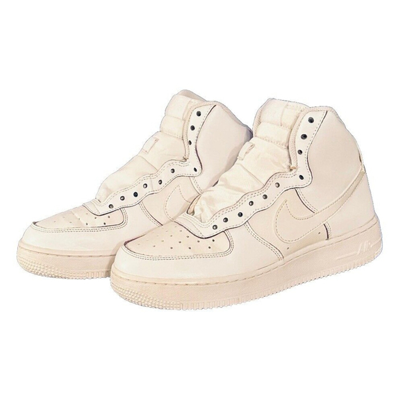 Nike Air Force‎ 1 One High GS WHITE 653998-100 7Y Youth Women's 8.5 No Strap - Picture 1 of 8